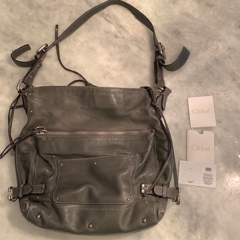 Chloe leather shoulder bag